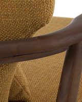 Chair Peggy fabric smooth ochre (FSC 100% certified), Ochre, small