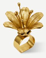napkin holder lilly set2, Gold, small