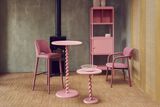 cabinet Toss tall green, light pink, small