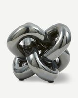 chain moving metallic, Dark grey, small