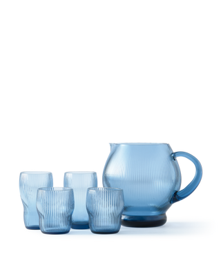 longdrink Pum blue set 2, Dark blue, medium