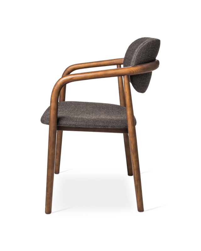 Chair Henry dark grey (FSC 100% certified), Black, large