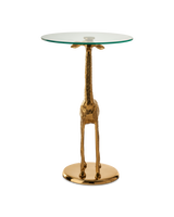 Side table Giraffe, Gold, small