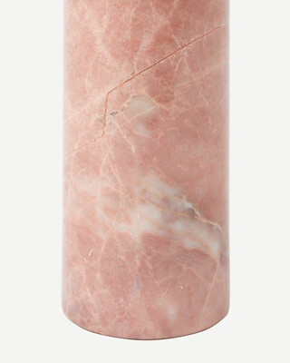 candle holder bottle long pink, Light pink, medium