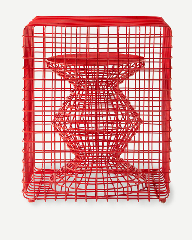 zig zag wire yellow, Coral red, pdp