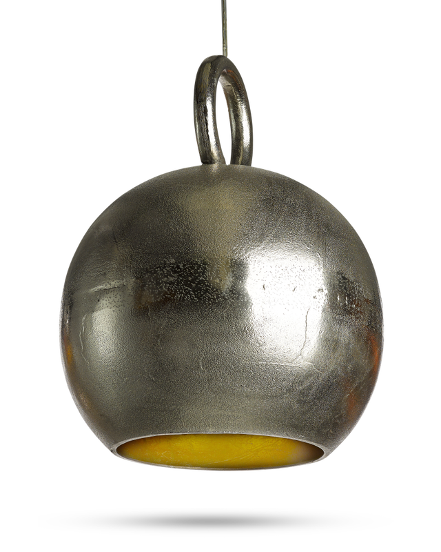 Lamp kettlebell nickel/gold, Gold, large
