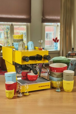 breakfast bowl polygon set 4, Multi-colour, medium