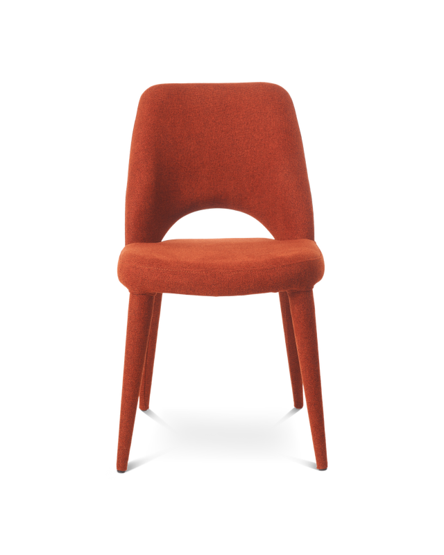 Chair Holy fabric rust, Rust red, large