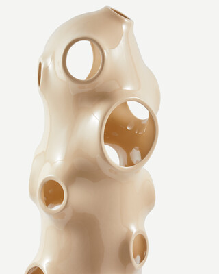 floor lamp bulle beige, Beige, medium