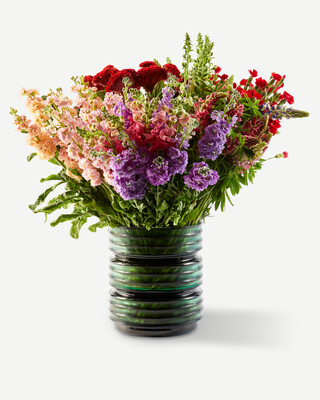 Glass Layer Vase - L