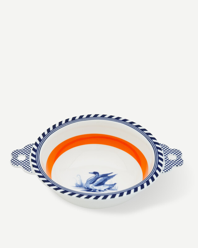 bowl bird patterned orange, Orange, pdp