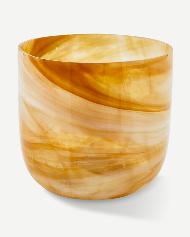 vase marbled glass beige S, Beige, pdp