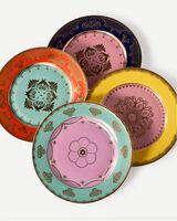 Side plate Grandpa set 4, Multi-colour, small