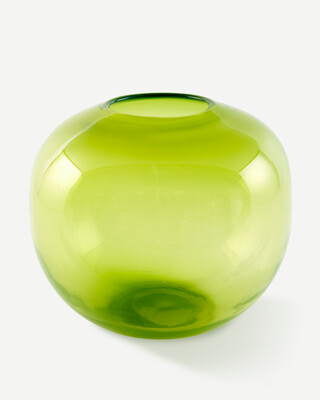 vase ball poison green, Light Green, medium
