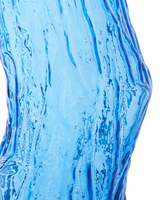 vase tree log blue L, Dark blue, small