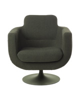 Swivel chair Kirk dark green, Dark green, small