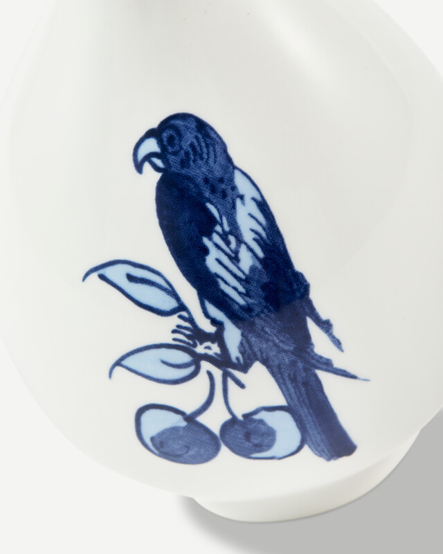 vase small bird orange, Dark green, pdp