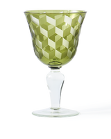 Wine glass blocks multicolour set 6, Multi-colour, small