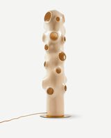 floor lamp bulle beige, Beige, small