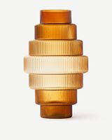 Vase Steps ochre XXL, Ochre, small