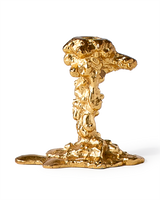 Drip candle holder S, Gold, small