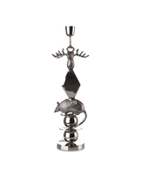 Deer candle stand, Silver, small
