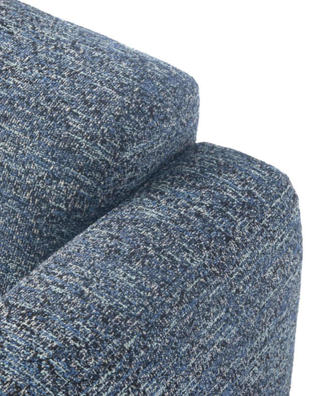Sofa Teddy XL blue, Dark blue, large