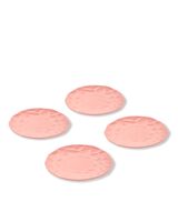 plates koa pink L set 4, light pink, small