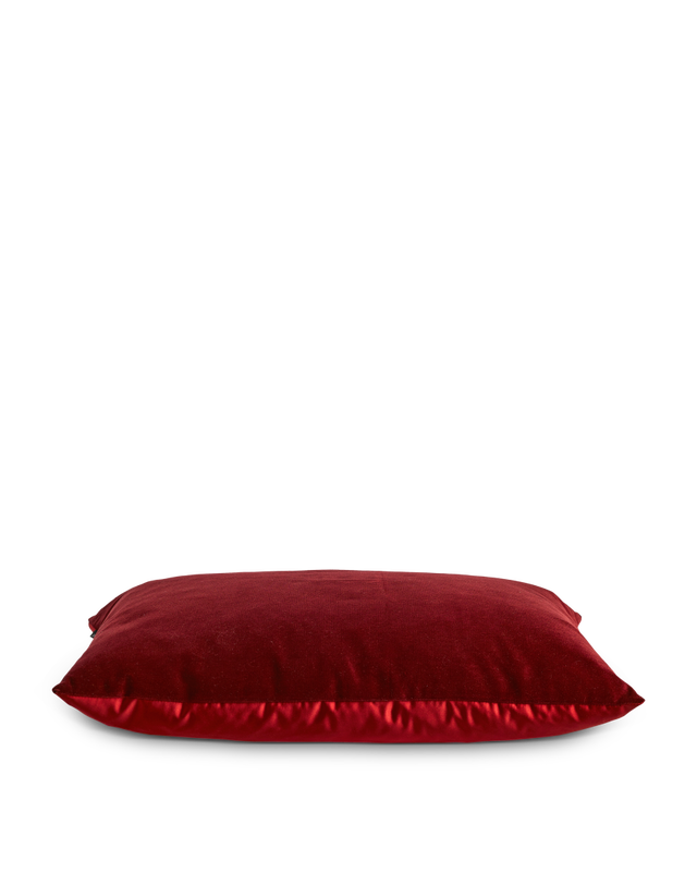 Cushion velvet gold 40x60, Rust red, large