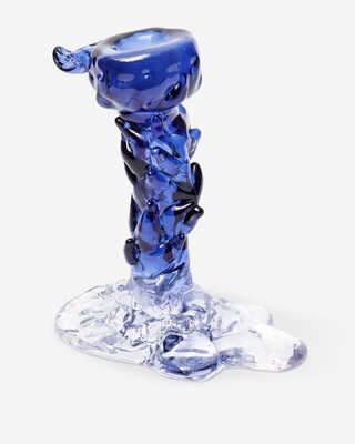 Glass Drip Candle Holder - S