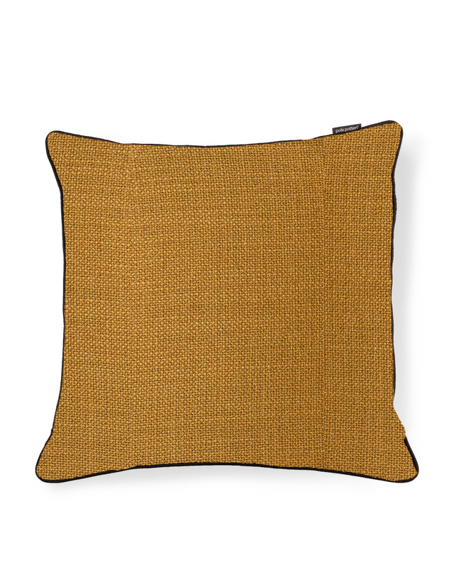 Cushion fabric smooth rust 50x50, Ochre, large