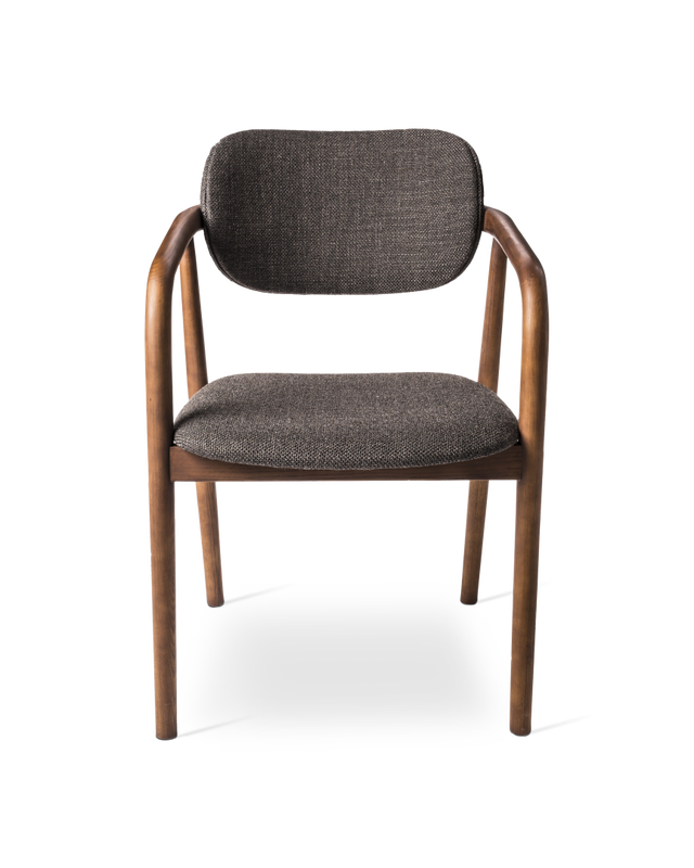 Chair Henry dark grey (FSC 100% certified), Black, large