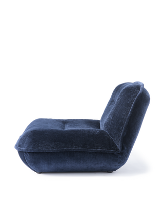 lounge chair puff dark blue, Dark blue, medium