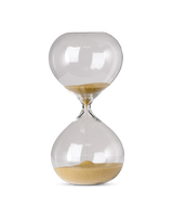 Sandglass ball S black, Gold, small