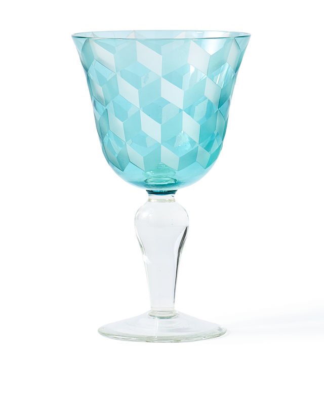 Wine glass blocks multicolour set 6, Multi-colour, large