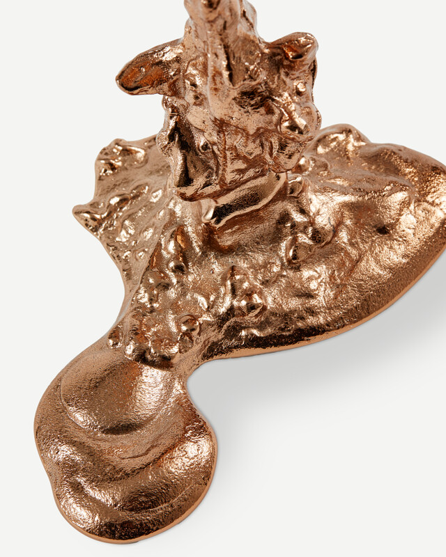 Drip candle holder L, light pink, pdp