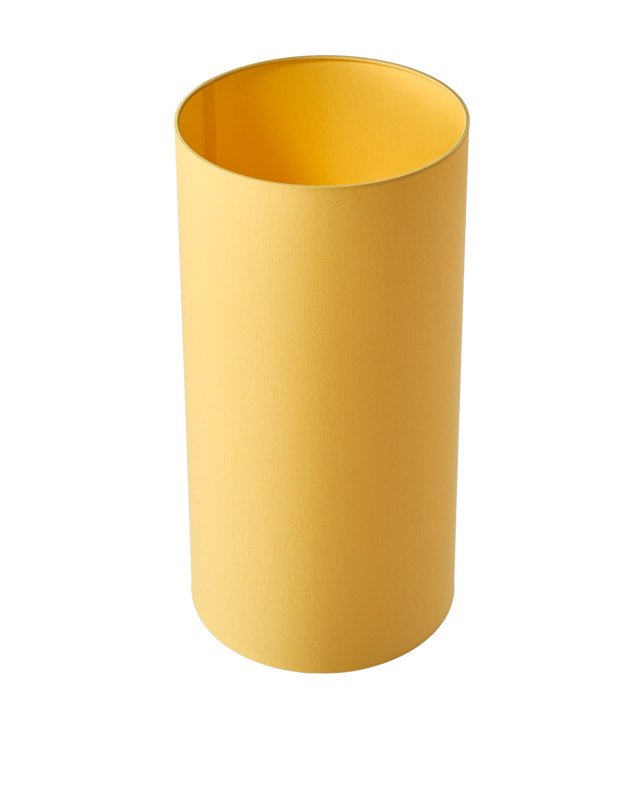 lamp shade Ø25xH50cm yellow, Yellow, large