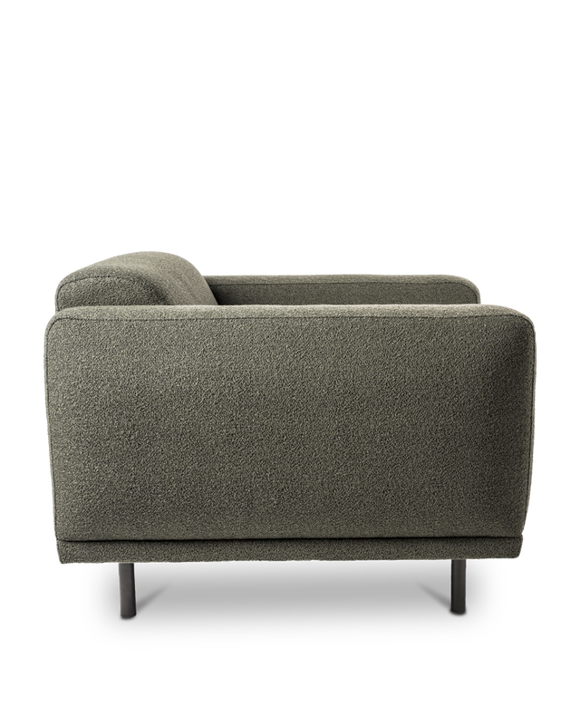 Fauteuil Teddy olive, Olive green, large