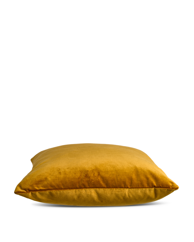Cushion velvet gold 40x60, Gold, large