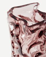 vase ice clear, light pink, small