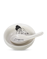 Bowl Undressed set 4, White, small