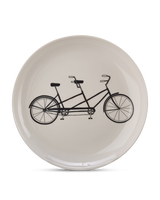 Side plate Bikes set 6, White, small