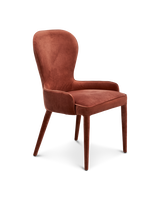 Chair Aunty velvet nude pink, Light pink, small