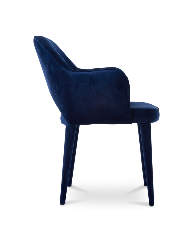 Chair arms Cosy velvet beige, Dark blue, large