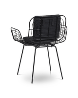Chair Boston black, Black, small