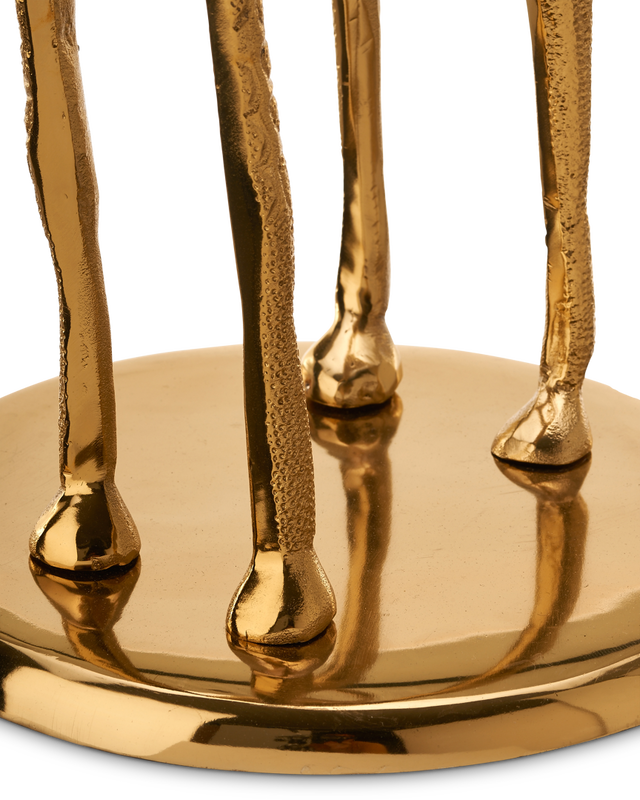 Side table Giraffe, Gold, large
