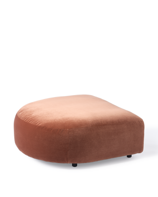A-Round-U Sofa Hocker Left Velvet