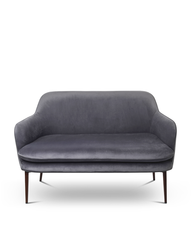 Sofa Charmy velvet grey, Light grey, large