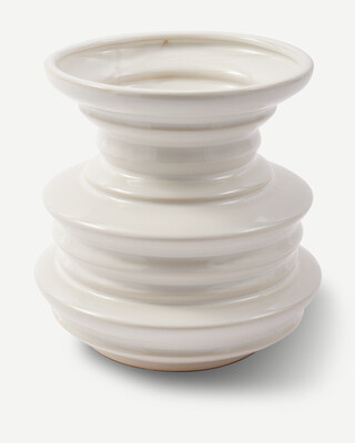 Stacked Plates Vase