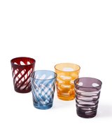 tumbler tubular set 4, Multi-colour, small